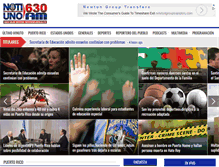 Tablet Screenshot of notiuno.com